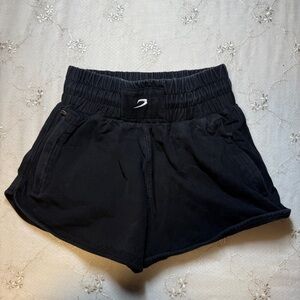 boxraw women’s black thick‑knit boxing shorts – size medium